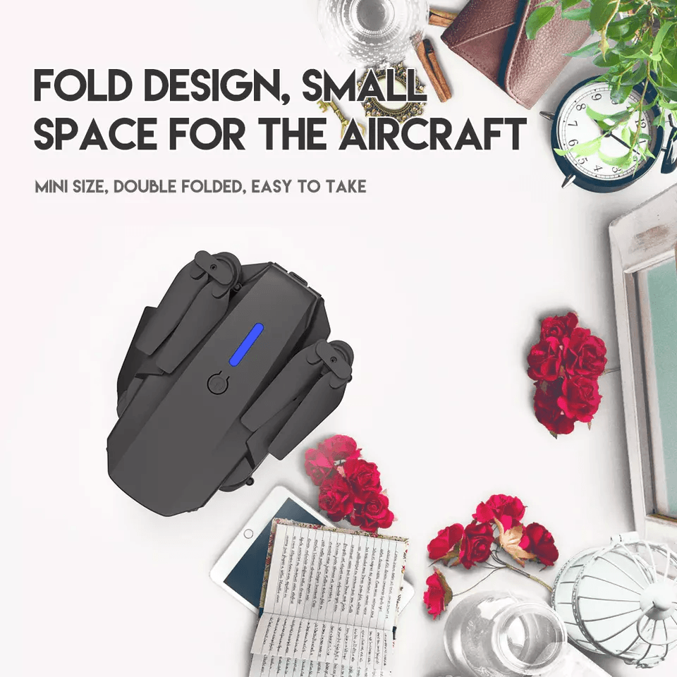 New RC Drone With HD Dual Camera WiFi FPV Foldable Quadcopter  Battery 4K Aerial Drone With Optical 17