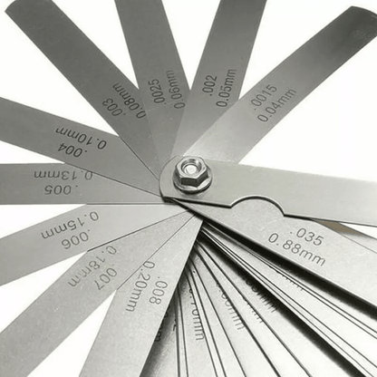 32 Blade Feeler Gauge Dual Reading  Metric  SAE Combination Tool For Precision Gap Measurement 1