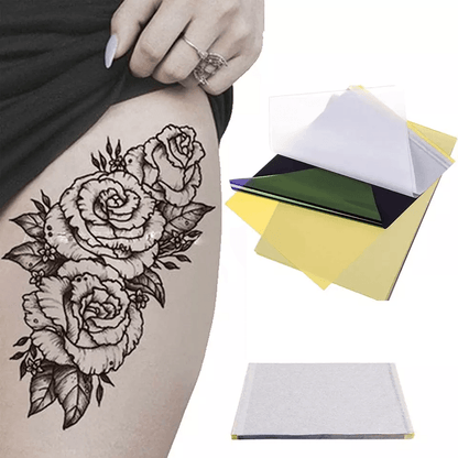 Tattoo Transfer Paper Stencil Carbon Thermal Tracing Sheets For Hectograph Machine 4