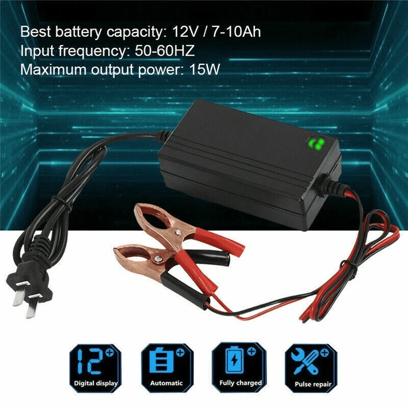 Portable Auto Car Battery Charger For Truck Boat Motorcycle RV SUV 3