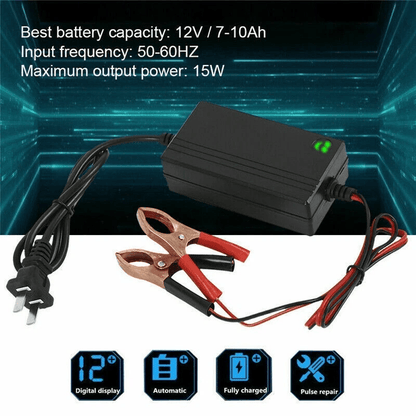 Portable Auto Car Battery Charger For Truck Boat Motorcycle RV SUV 3