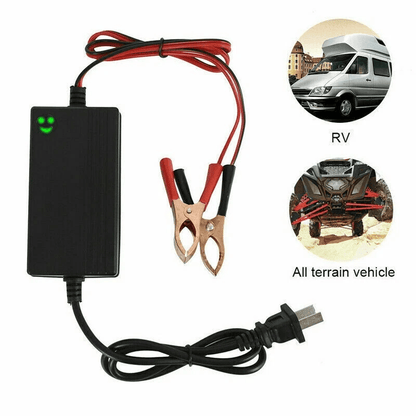 Portable Auto Car Battery Charger for Truck, Boat, Motorcycle, RV, SUV