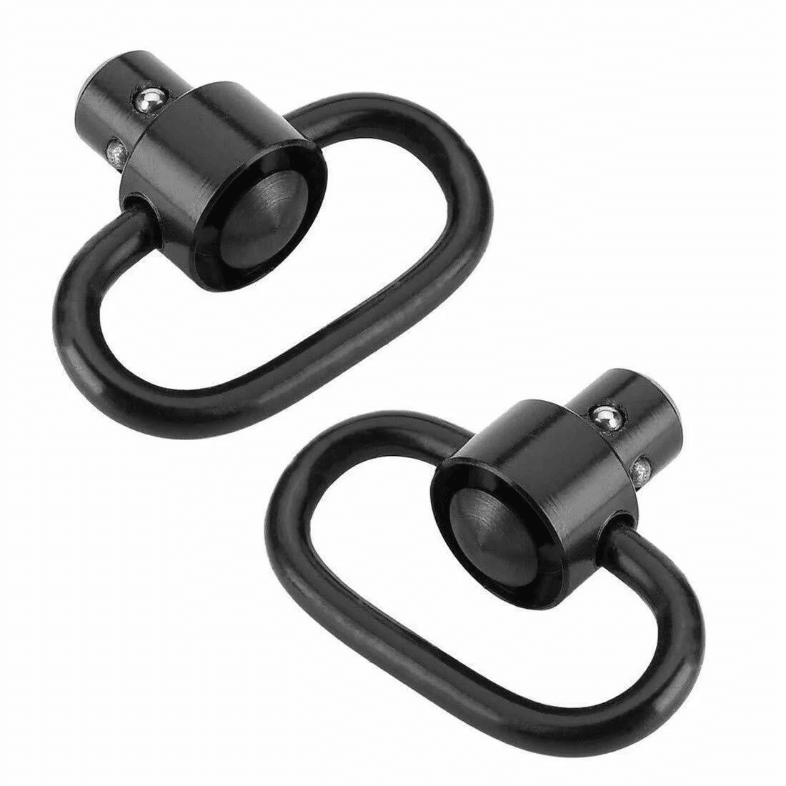 2PCS Heavy Duty Flush Push Button Quick Detach 125 Rifle QD Sling Swivel Mount For Tactical Guns  H 2