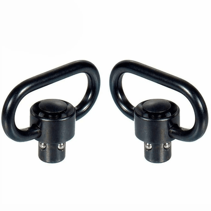 2PCS Heavy Duty Flush Push Button Quick Detach 125 Rifle QD Sling Swivel Mount For Tactical Guns  H 3