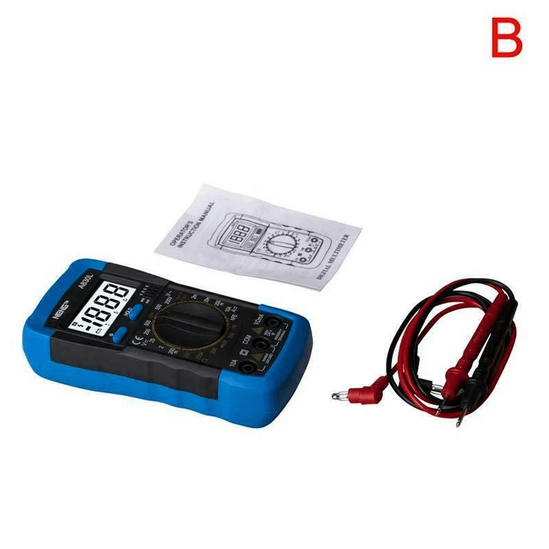 Digital Multimeter AC DC Voltmeter Ammeter Ohmmeter Volt Tester Meter Handheld Auto Range Electrica 9