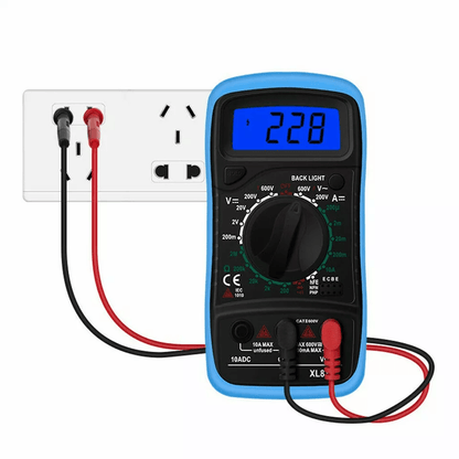 Digital Multimeter AC DC Voltmeter Ammeter Ohmmeter Volt Tester Meter Handheld Auto Range Electrica 10