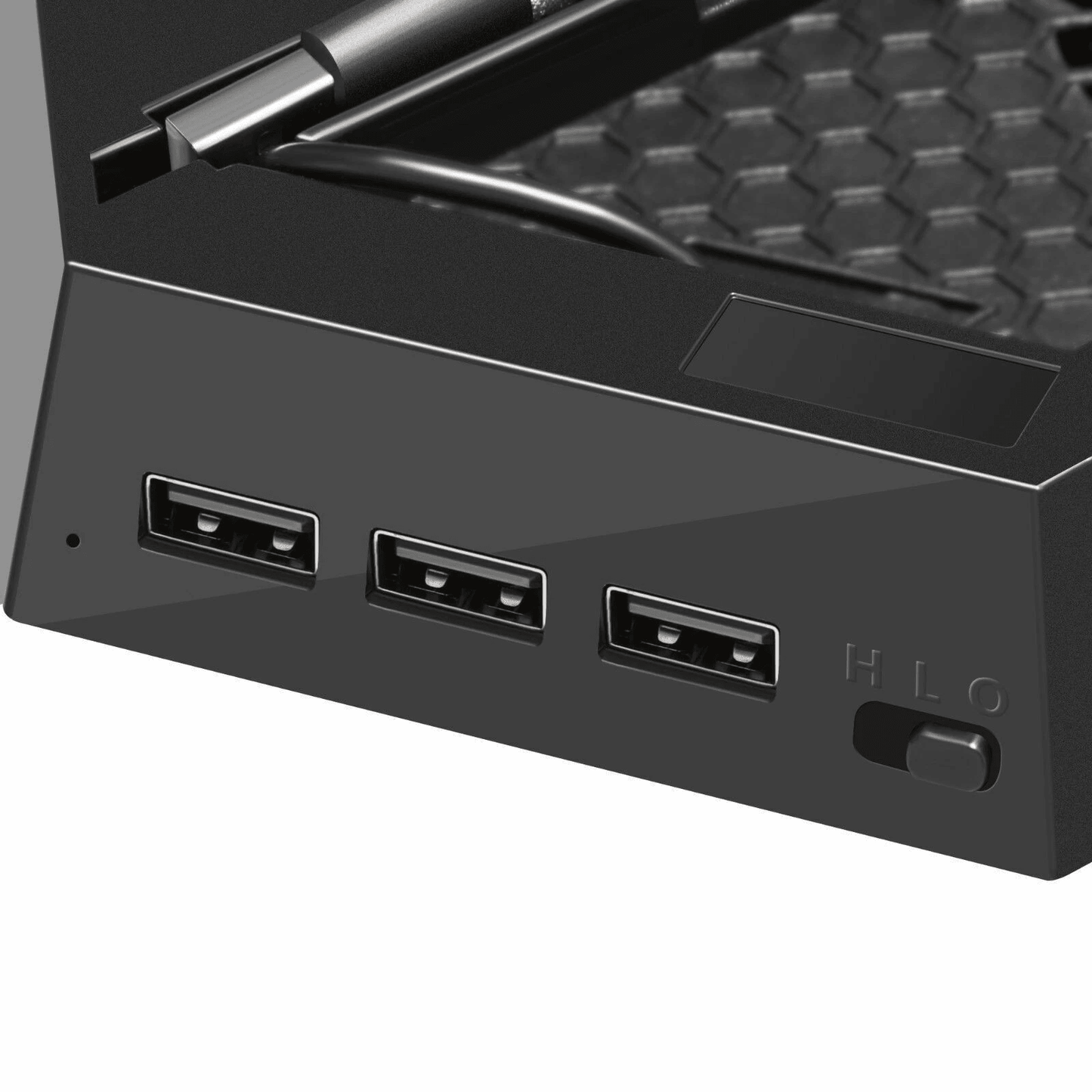 PS4 Cooling Station Vertical Stand With Dual Controller Charging Dock And USB Ports For PlayStation 3