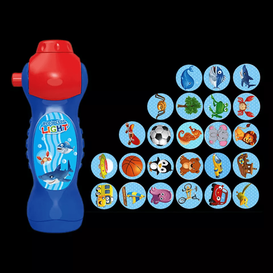 Animal Slide Show Torch Educational Learning Toys For Toddlers  Kids Ideal Bedtime Flashlight For B 12
