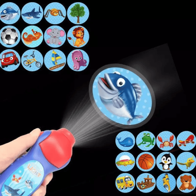 Animal Slide Show Torch Educational Learning Toys For Toddlers  Kids Ideal Bedtime Flashlight For B 1