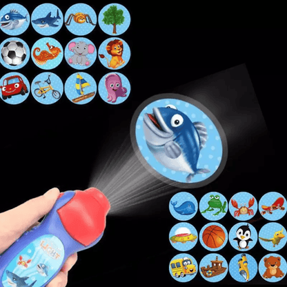 Animal Slide Show Torch Educational Learning Toys For Toddlers  Kids Ideal Bedtime Flashlight For B 1