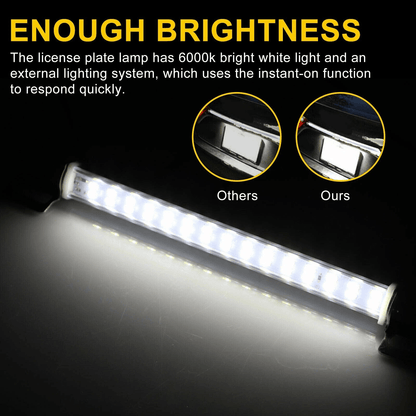 Universal License Plate LED Backup Light 12V 6000K Super White Waterproof Aluminum Bar For Car Truc 3