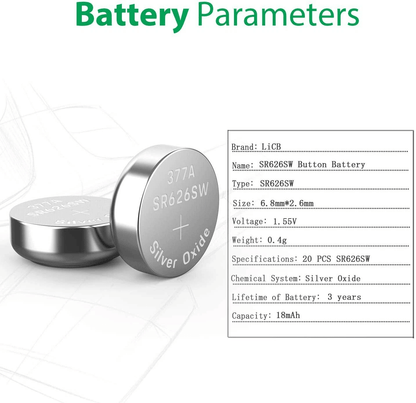 OEM SPEC 377 376 364 363 Watch Battery SR626SW SR626W Silver Oxide Replacement For Watches 1