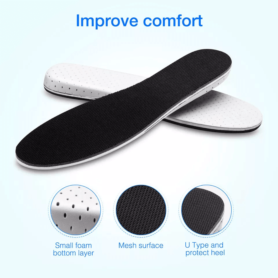 Men Women Invisible Height Increase Insoles, Heel Lift Shoe Inserts for Taller Height