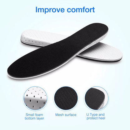 Men Women Invisible Height Increase Insoles, Heel Lift Shoe Inserts for Taller Height