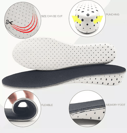 Men Women Invisible Height Increase Insoles Heel Lift Shoe Inserts For Taller Height 2