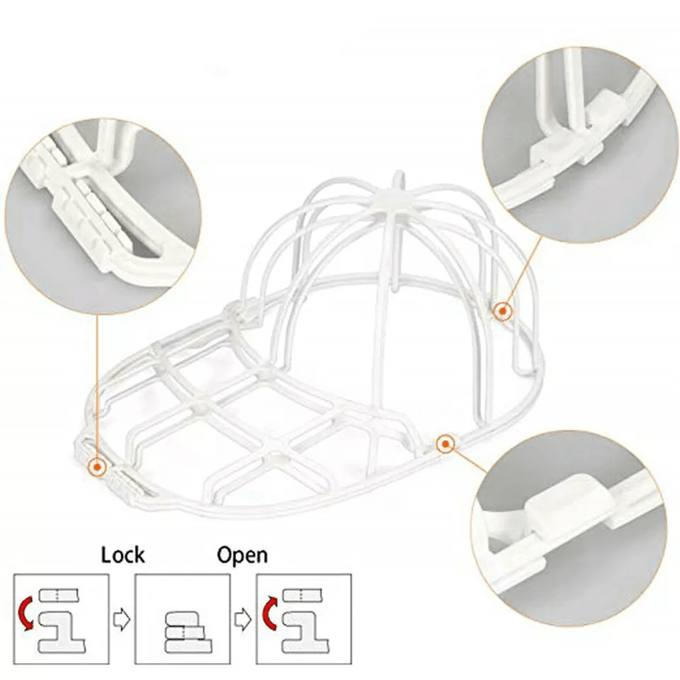 Hat Washer Baseball Cap Cleaner Machine Washing Cage Holder Frame Net For Trucker Hats And Cap Orga 8