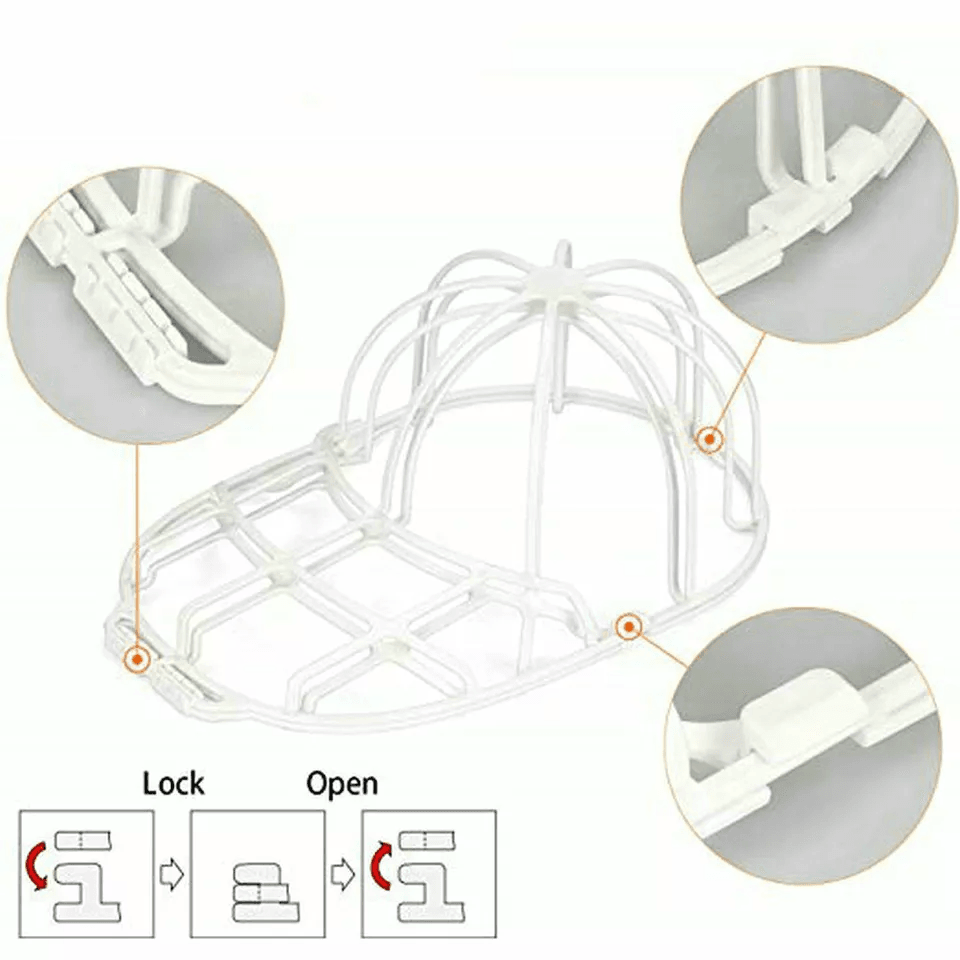 Hat Washer Baseball Cap Cleaner Machine Washing Cage Holder Frame Net For Trucker Hats And Cap Orga 5