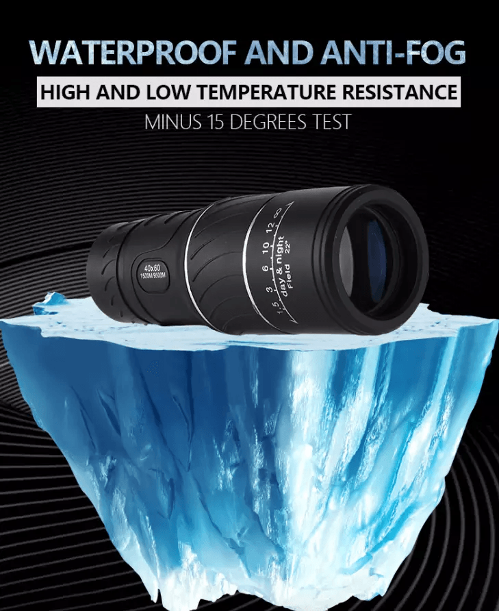 Monocular Binoculars With Night Vision Prism High Power Waterproof Lens For Bird Watching HuntingOu 1