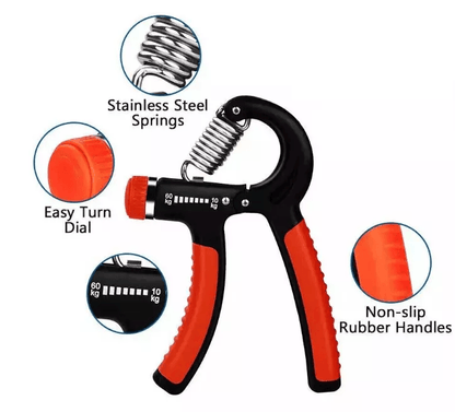Adjustable Hand Grip Strength Power Trainer Gripper Strengthener Perfect For Gym  Fitness Workouts 1