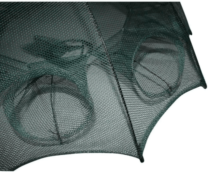 Foldable Fishing Bait Trap Net For Crab Crawdad Shrimp Fish Minnow  Portable Cast Dip Cage Easy To  7