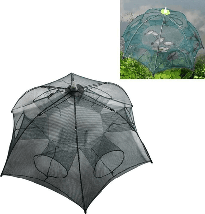Foldable Fishing Bait Trap Net For Crab Crawdad Shrimp Fish Minnow  Portable Cast Dip Cage Easy To  5