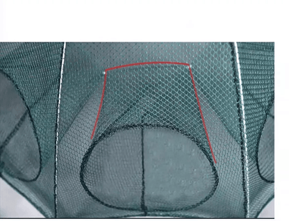 Foldable Fishing Bait Trap Net For Crab Crawdad Shrimp Fish Minnow  Portable Cast Dip Cage Easy To  4