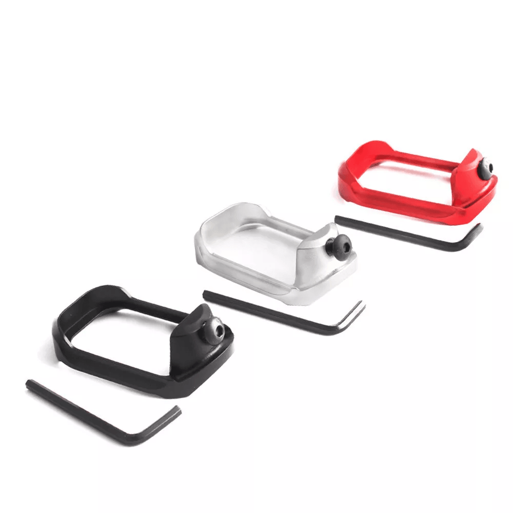 Anodized Aluminum Flared Magwell For Glock 1917222431343537 Gen 15  Precision Base Plates For Glock 1