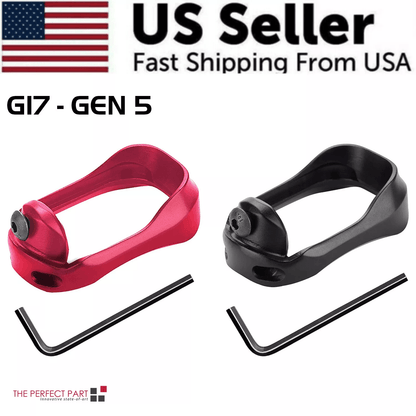 Anodized Aluminum Flared Magwell For Glock 1917222431343537 Gen 15  Precision Base Plates For Glock 9