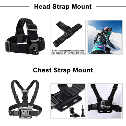 Universal Action Camera Accessories Kit Mount For GoPro 4