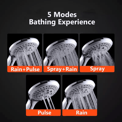 Handheld Shower Heads Spray With Hose High Pressure Shower Head Water Saving Adjustable Jet For Hom 13