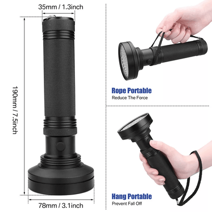 LED UV Blacklight Flashlight Ultraviolet Inspection Lamp For Pet Urine  Leak Detection 2