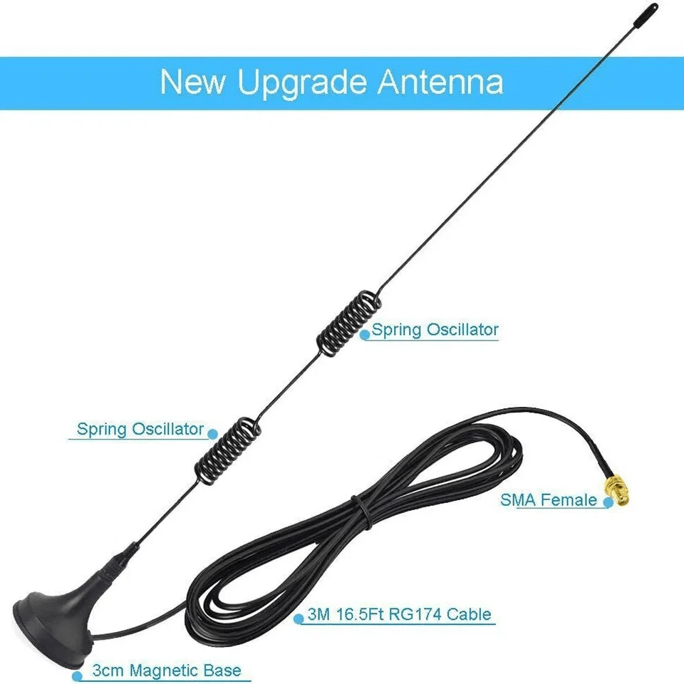 VHF UHF Walkie Talkie Antenna For BAOFENG TwoWay Radios 3