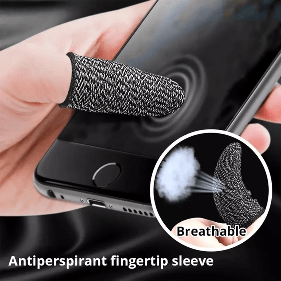 PUBG Mobile Gaming Finger Sleeves Sweatproof Touchscreen Gloves For Enhanced Control 3