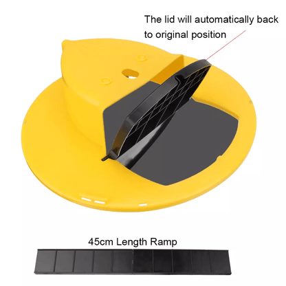 Mouse Rat Trap Flip  Slide Bucket Lid Reusable Humane Mousetrap For Indoor  Outdoor Rodent Control  7
