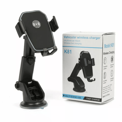 Wireless Fast Charging Car Charger Mount Holder Stand Gravity Auto Clamp Phone Cradle For Mobile De 8