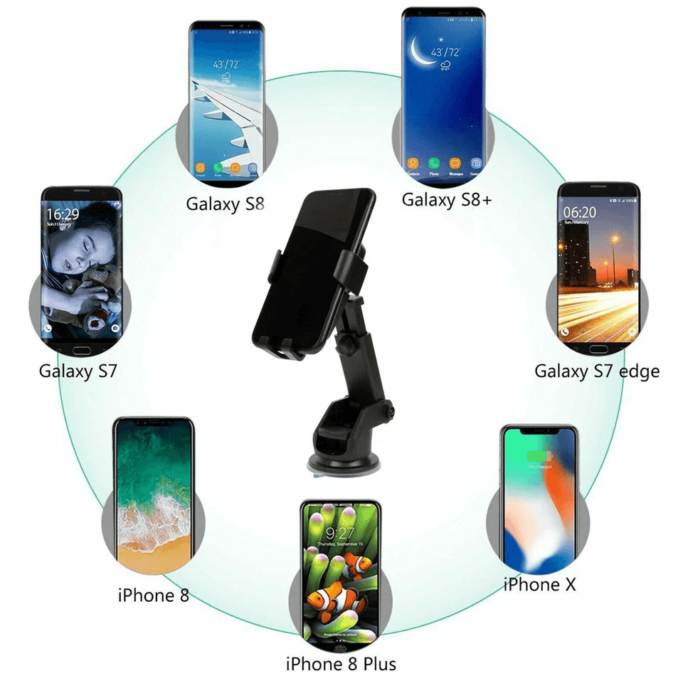 Wireless Fast Charging Car Charger Mount Holder Stand Gravity Auto Clamp Phone Cradle For Mobile De 5