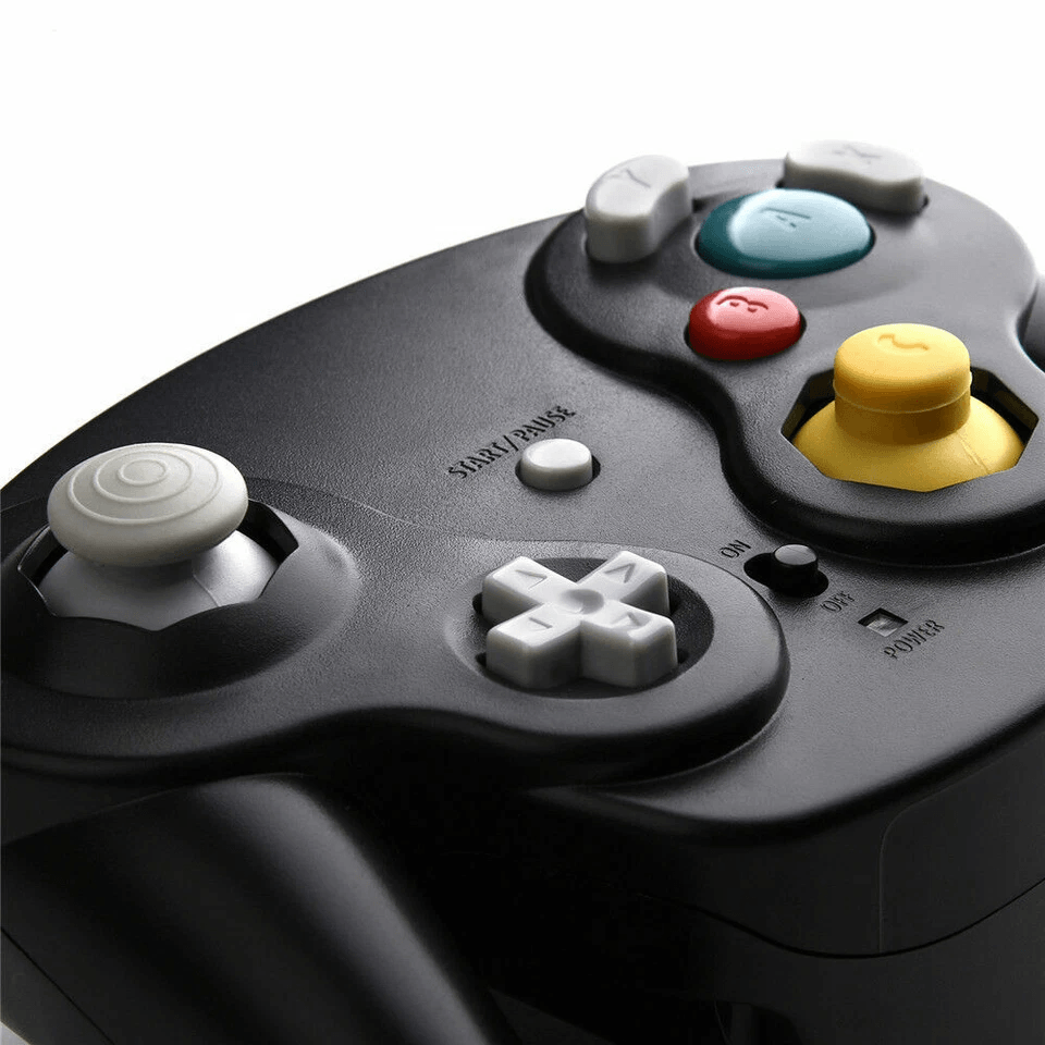 Retro Classic Wireless Game Controller For Gamecube GC NGC With Adapter Ergonomic Design For Ninten 12