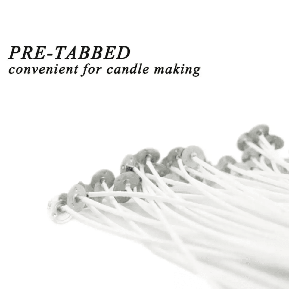 Candle Wicks Cotton Core PreTabbed Candle Making Supplies 2