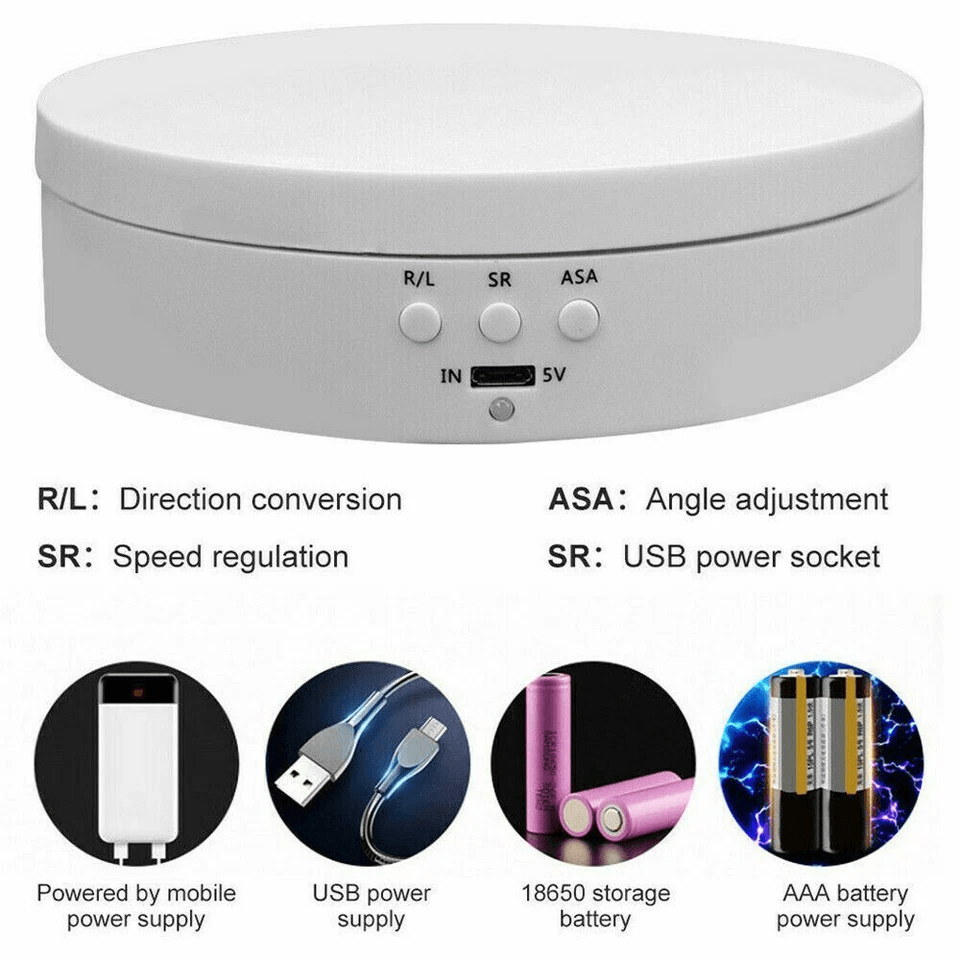 Electric Motorized Rotating Display Stand For Jewelry  Photography 1
