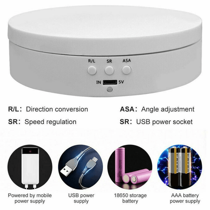 Electric Motorized Rotating Display Stand For Jewelry  Photography 1