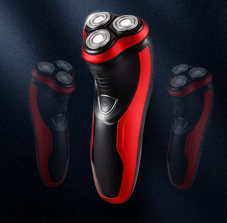 Cordless Mens Razor Rotary Waterproof Electric Shaver Wet Dry Grooming Tool With PopUp Trimmer And  1
