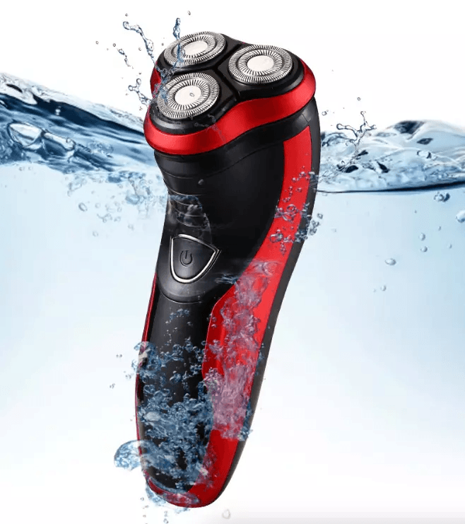 Cordless Mens Razor Rotary Waterproof Electric Shaver Wet Dry Grooming Tool With PopUp Trimmer And  5