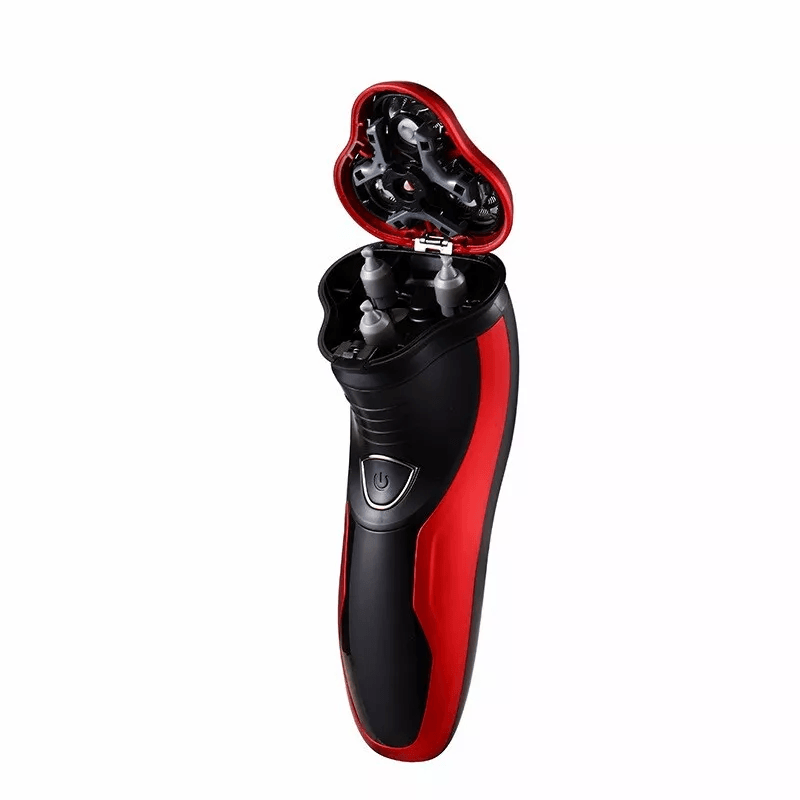 Cordless Mens Razor Rotary Waterproof Electric Shaver Wet Dry Grooming Tool With PopUp Trimmer And  13