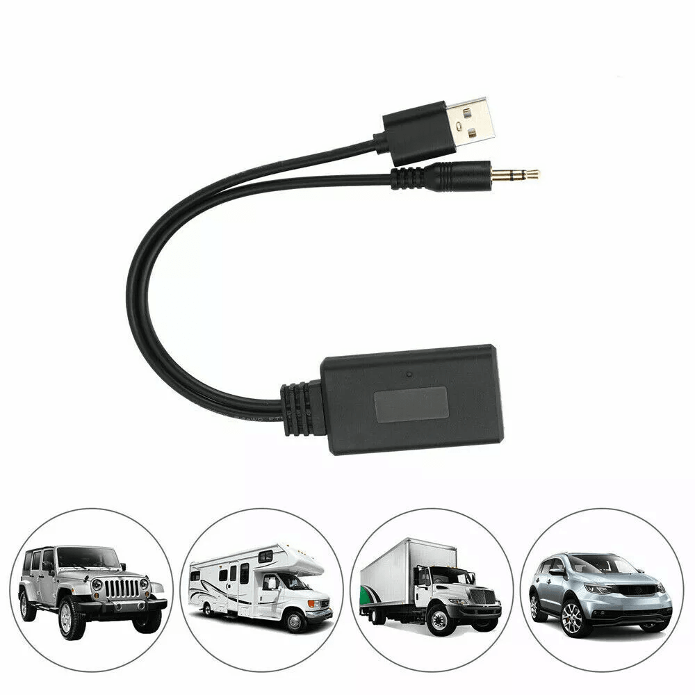 2-in-1 USB Bluetooth 5.0 Transmitter & Receiver Adapter – Wireless Audio Dongle for PC, Car AUX, Stereo, TV, Headphones