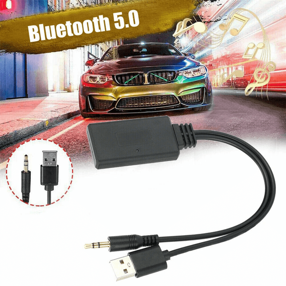 2in1 USB Bluetooth 50 Transmitter  Receiver Adapter  Wireless Audio Dongle For PC Car AUX Stereo TV 2