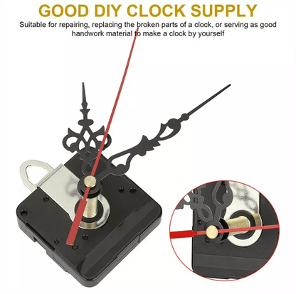 DIY Clock Parts Movement Quartz Mechanism Kit Wall Clock Repair Replacement Tool With Silent Motor  2