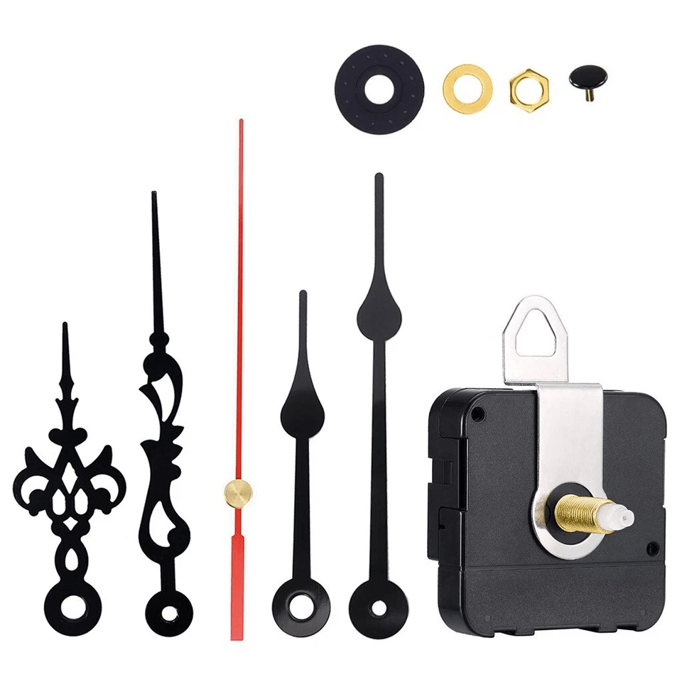 DIY Clock Parts Movement Quartz Mechanism Kit Wall Clock Repair Replacement Tool With Silent Motor  6