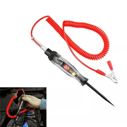 Automotive Digital Electric Voltage Circuit Tester For Car And Truck DC Test Light With LED Display 5