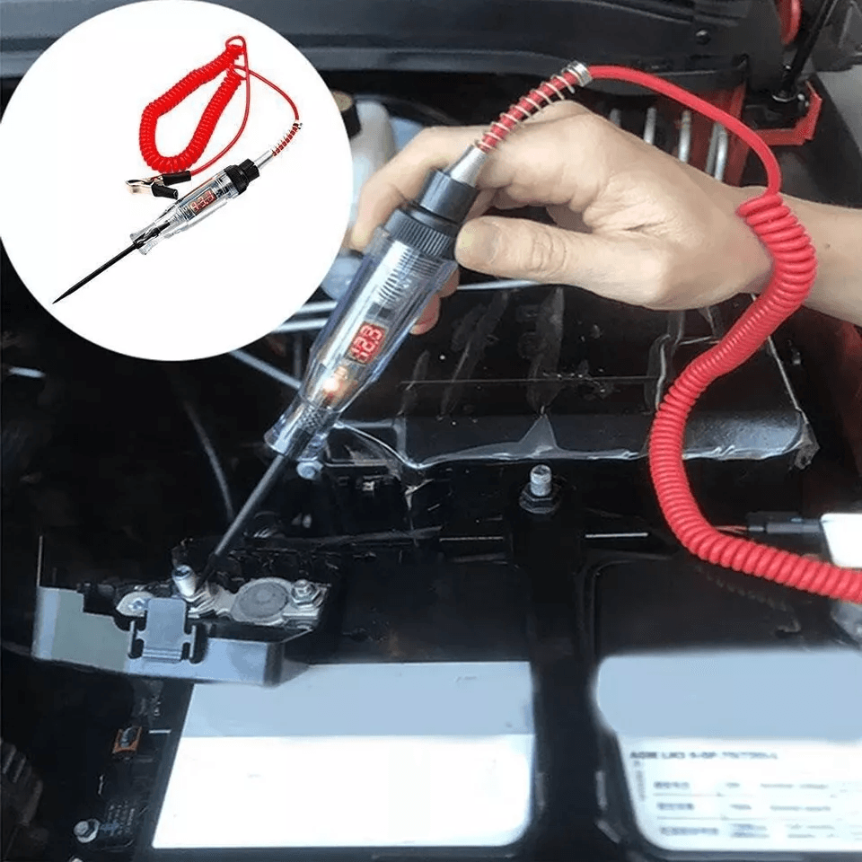 Automotive Digital Electric Voltage Circuit Tester For Car And Truck DC Test Light With LED Display 3