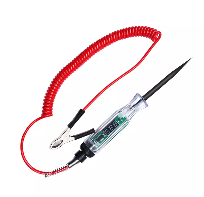 Automotive Digital Electric Voltage Circuit Tester For Car And Truck DC Test Light With LED Display 9
